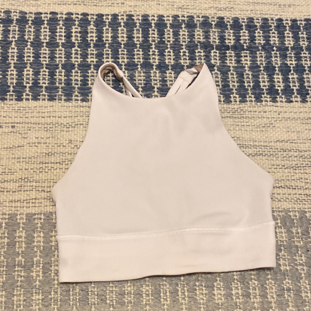 Lululemon High Neck Energy Bra Ribbed - Picture 1 of 4